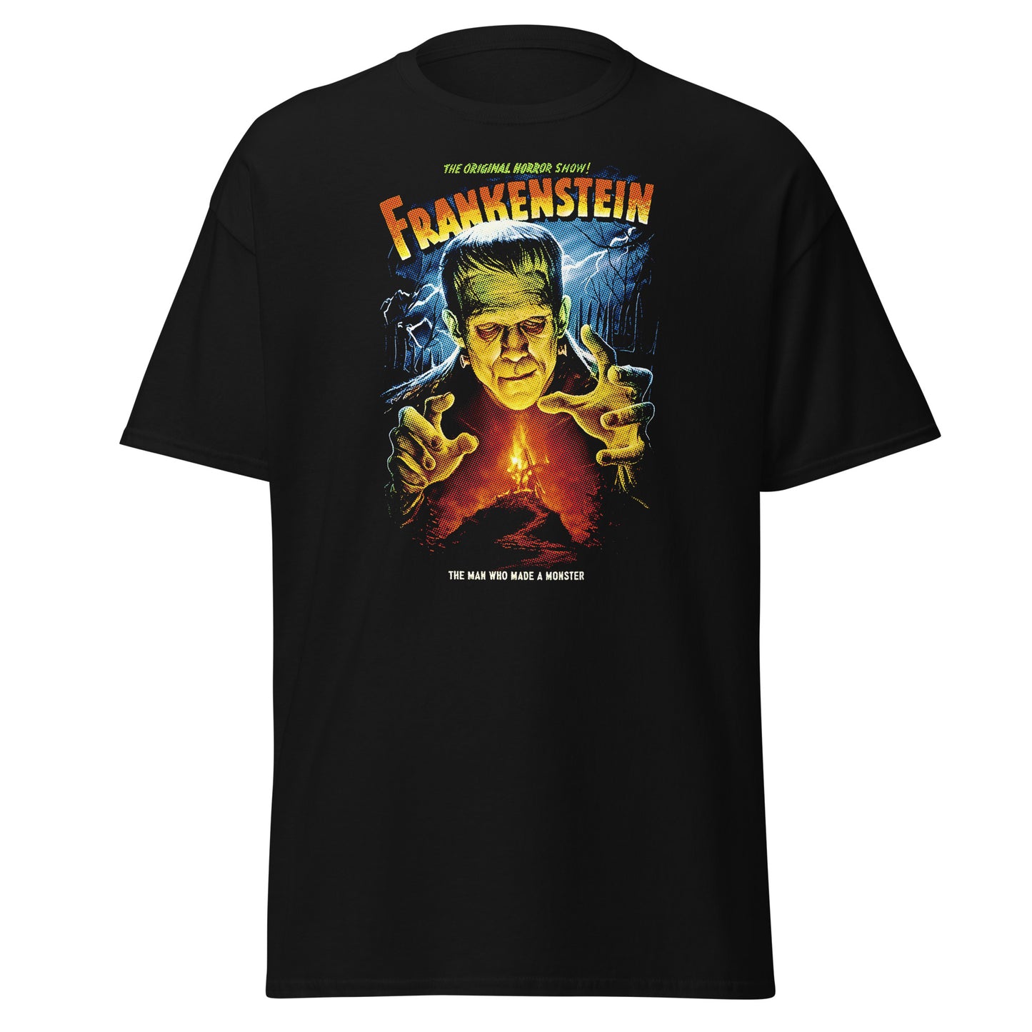 Frankenstein Horror Graphic - Men’s box tee