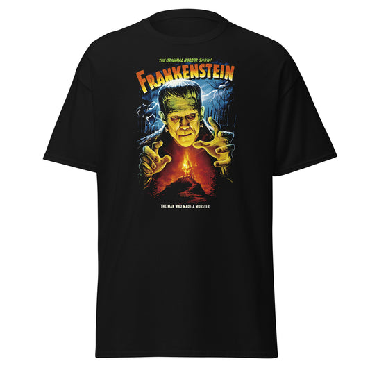 Frankenstein Horror Graphic - Men’s box tee
