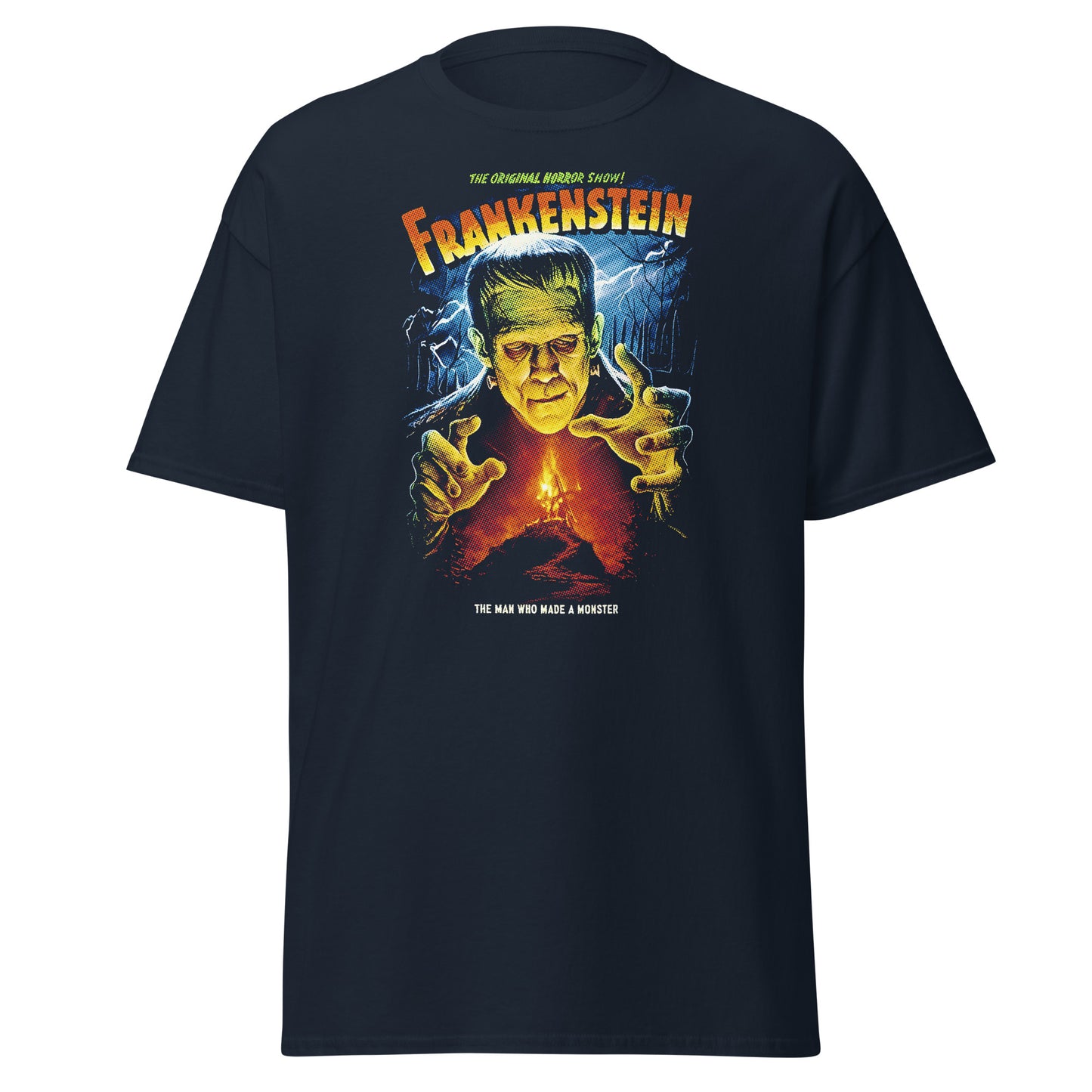 Frankenstein Horror Graphic - Men’s box tee
