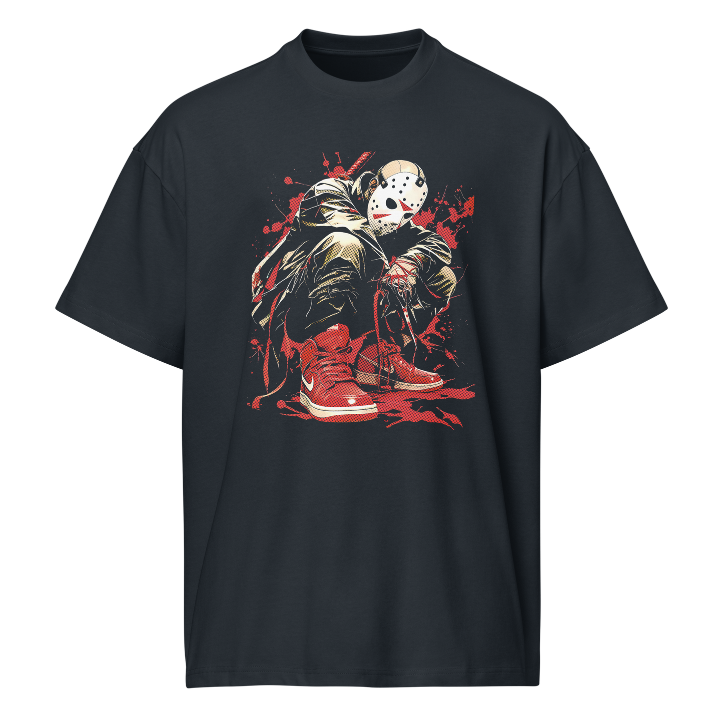 Jason In Red - Men’s box tee