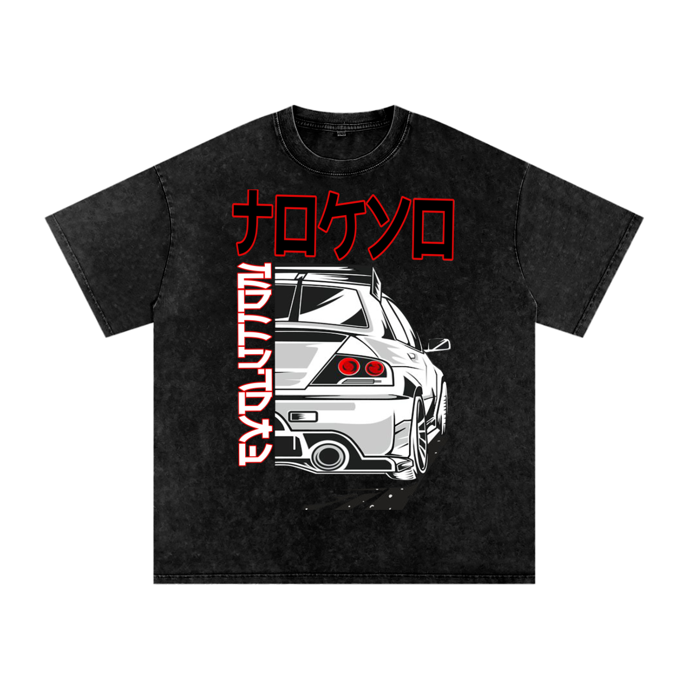 Tokyo - Snow Washed Oversized Cotton T-Shirt