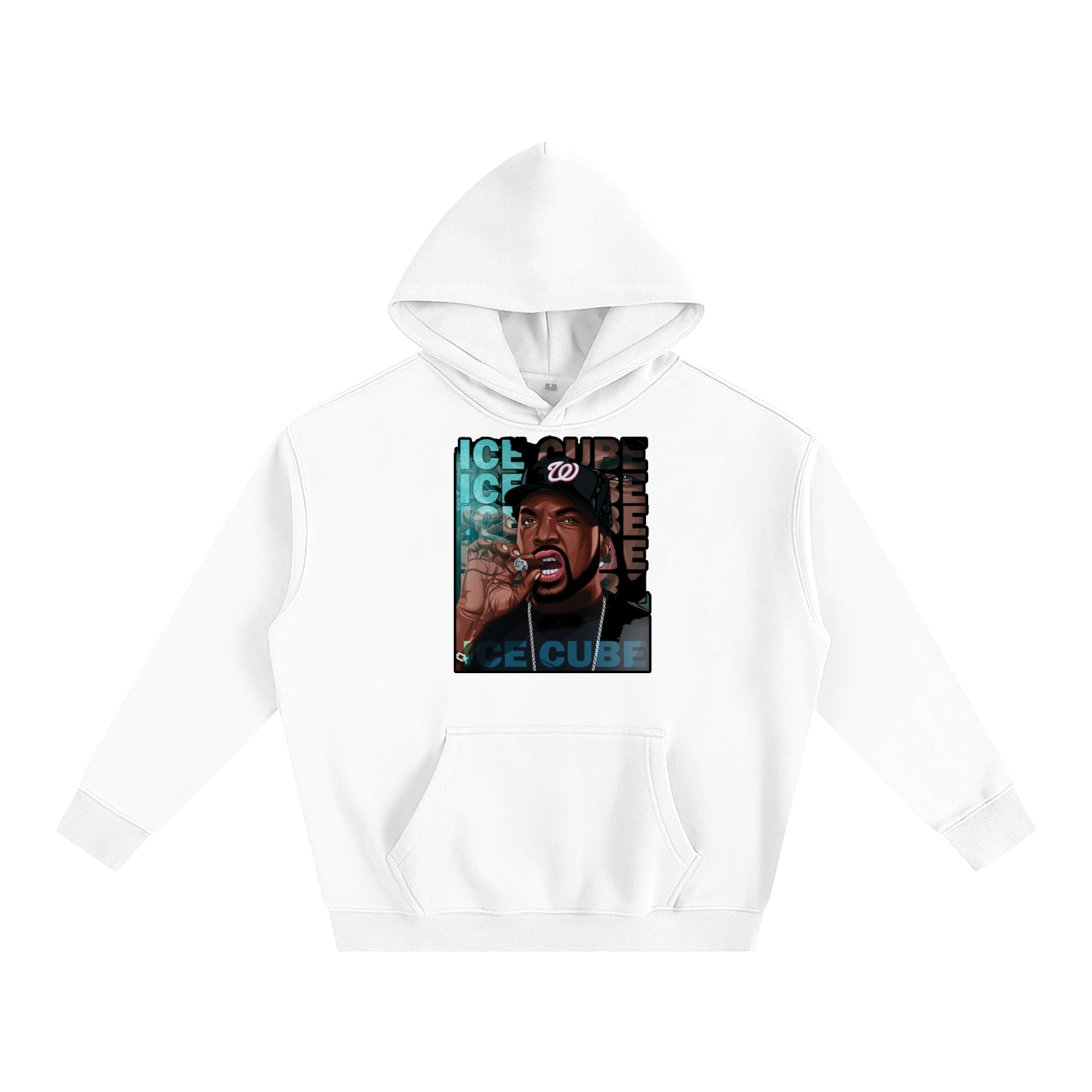 Ice Cube Oversize Fleeced Hoodie