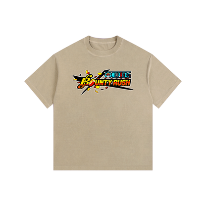 Rogue Bounty Crew – Vintage Washed Oversized Cotton T-Shirt