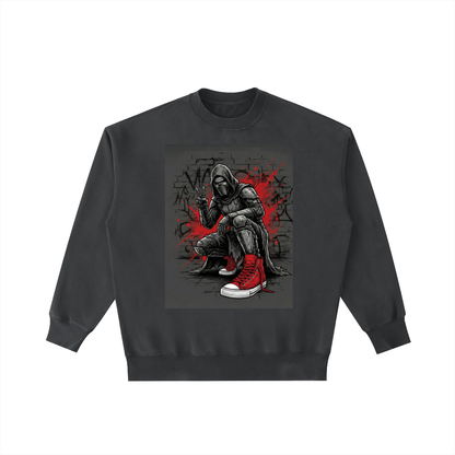 Kylo Ren Swag - Vintage Washed Heavyweight Crewneck Sweatshirt