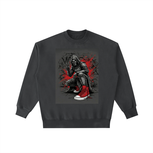 Kylo Ren Swag - Vintage Washed Heavyweight Crewneck Sweatshirt