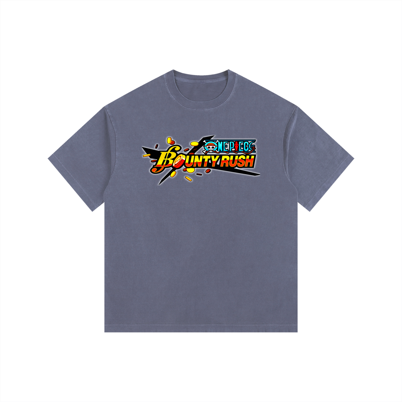 Rogue Bounty Crew – Vintage Washed Oversized Cotton T-Shirt