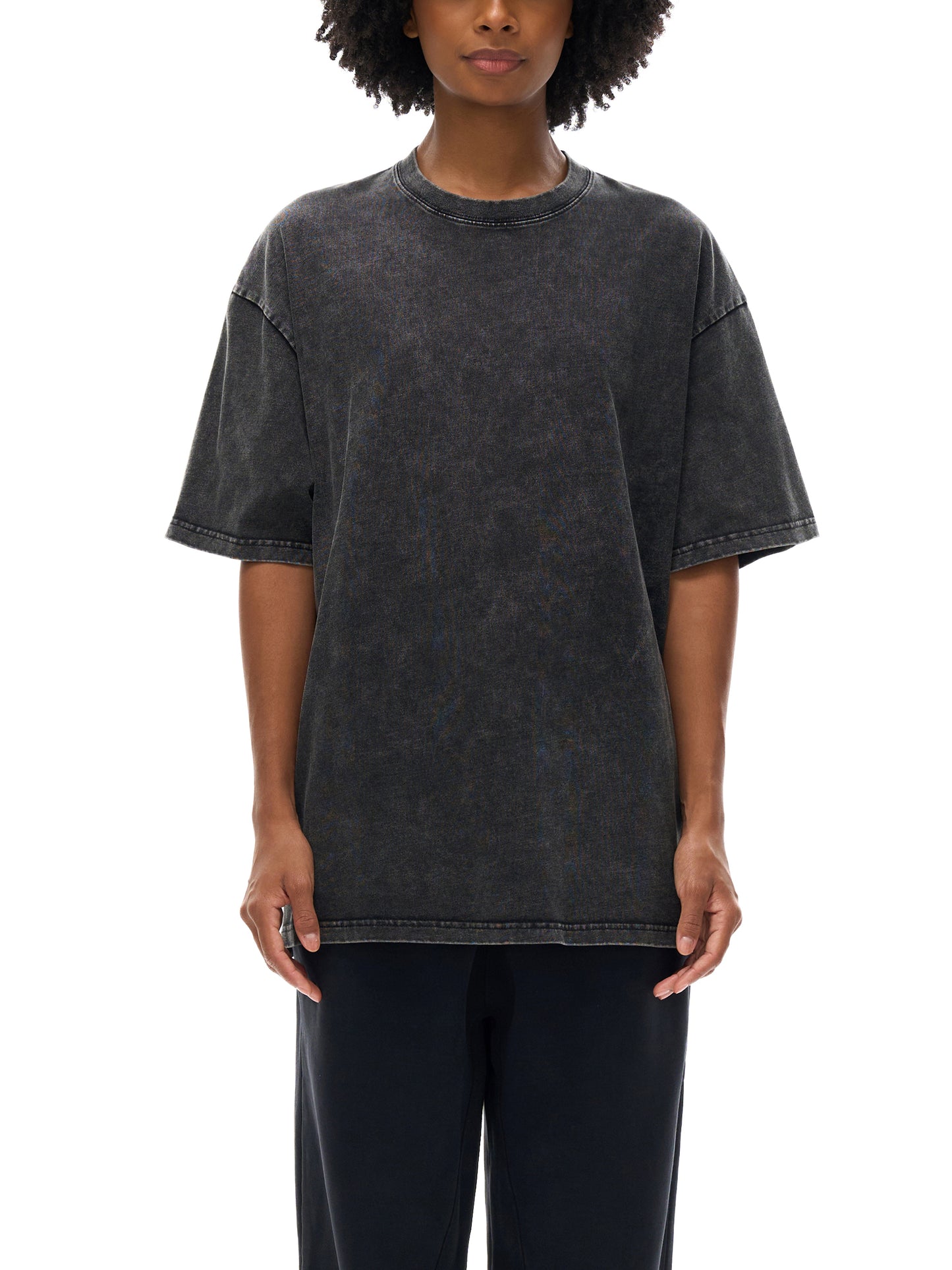 Tokyo - Snow Washed Oversized Cotton T-Shirt